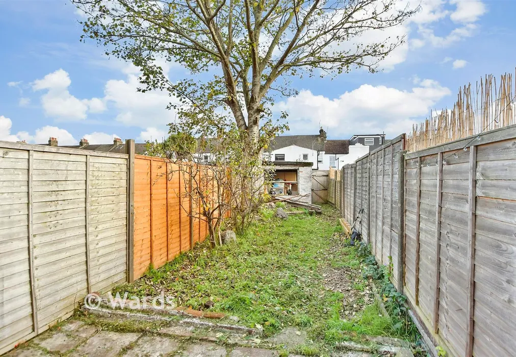 Rear Garden - West Street, Gillingham, Kent - Wards of Kent
