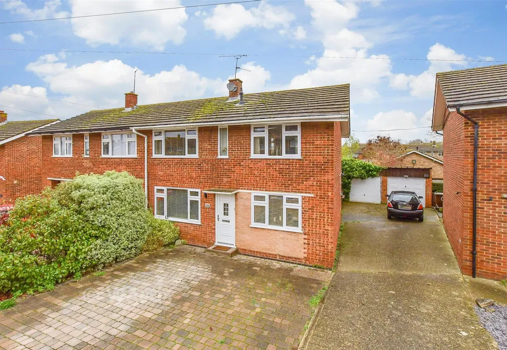 Front Elevation (Web) - Kingfisher Road, Birds Estate, Larkfield, Kent - Wards of Kent