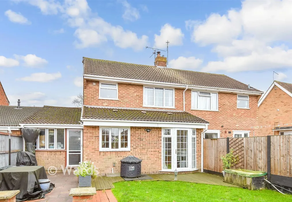 Rear Elevation - Lynton Drive, Chatham, Kent - Wards of Kent