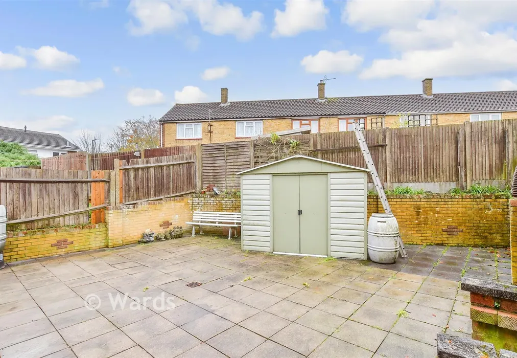 Rear Garden - Campion Close, Chatham, Kent - Wards of Kent