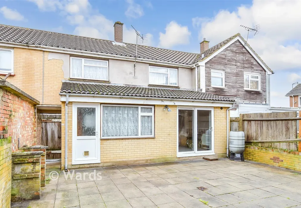 Rear Elevation - Campion Close, Chatham, Kent - Wards of Kent