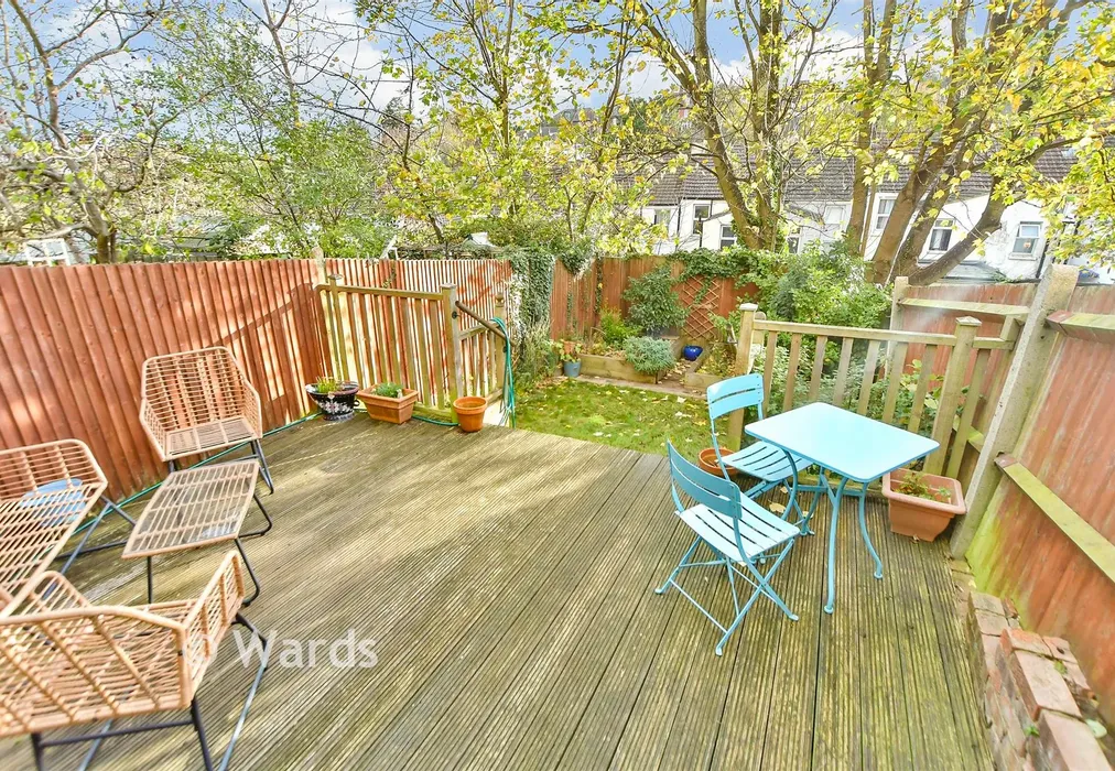 Rear Garden - Rochester Street, Chatham, Kent - Wards of Kent