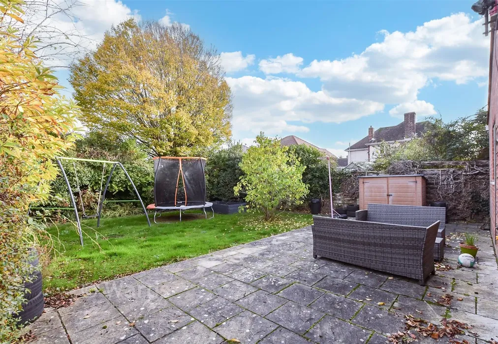 Rear Garden - Friars Close, Whitstable, Kent - Wards of Kent