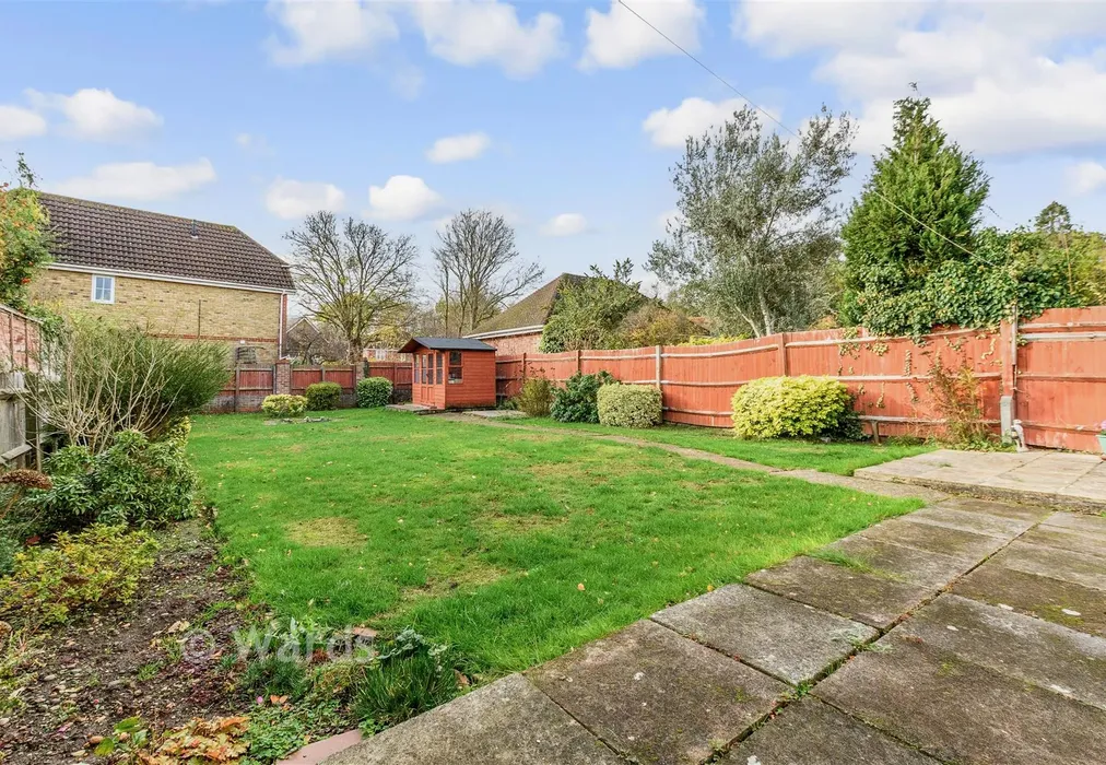 Rear Garden - Stephen Road, Bexleyheath, Kent - Wards of Kent