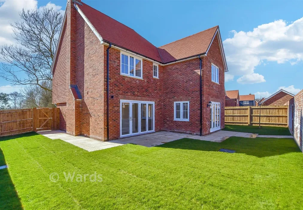 Rear Garden - Liberty View, Maple Leaf Drive, Lenham, Maidstone, Kent - Wards of Kent
