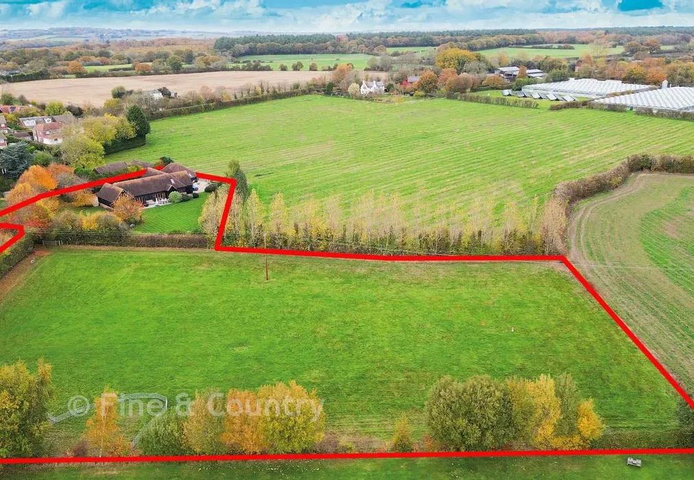 Aerial View - Chapel Lane, Blean, Canterbury, Kent - Wards of Kent
