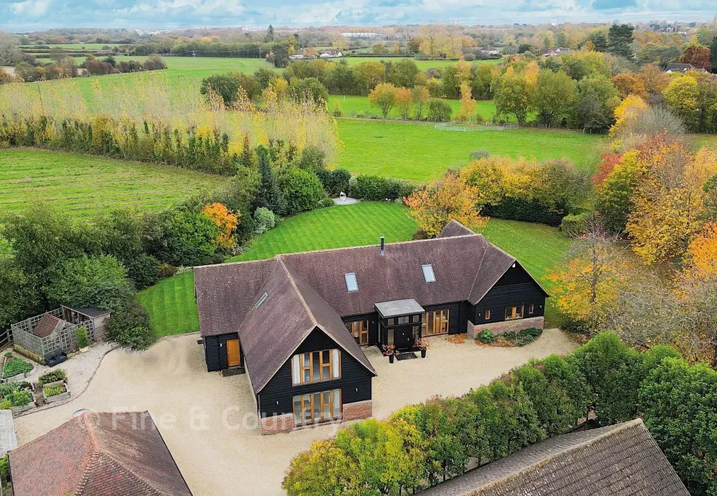 Aerial View - Chapel Lane, Blean, Canterbury, Kent - Wards of Kent