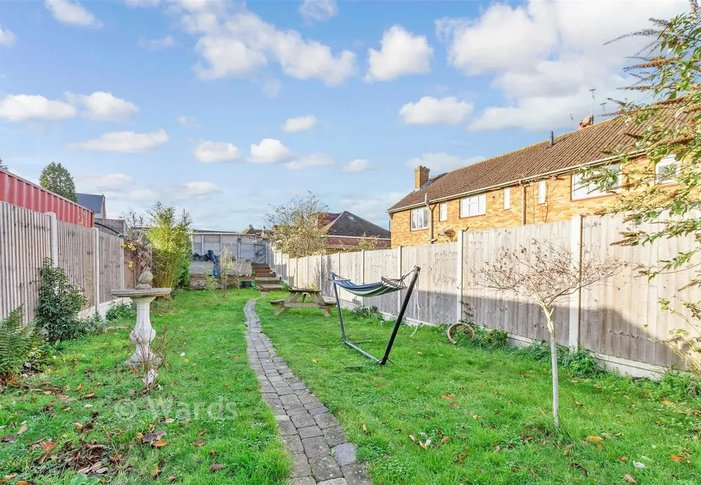 Rear Garden - Main Road, Longfield, Kent - Wards of Kent
