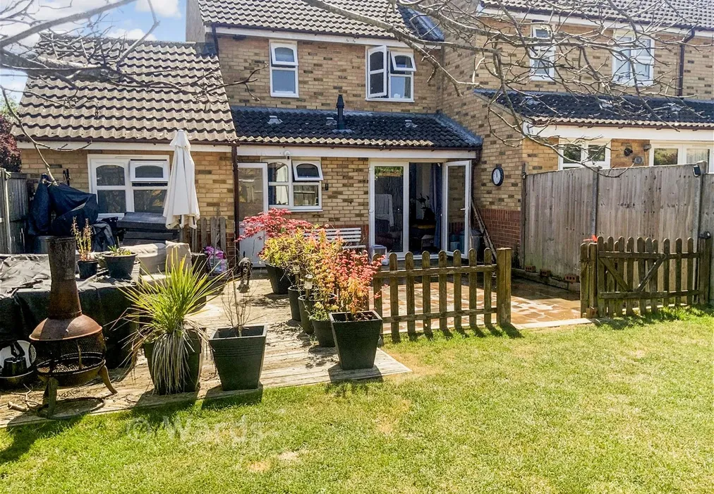 Rear Garden - Academy Drive, Upper Gillingham, Darland, Kent - Wards of Kent