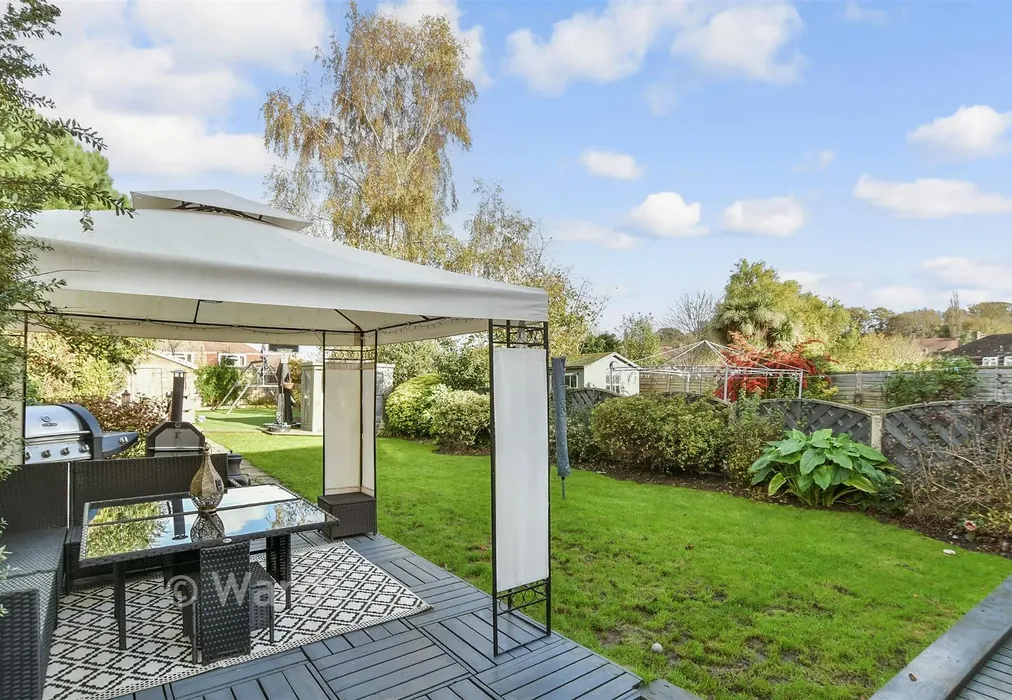 Rear Garden - Irvine Road, Higham, Rochester, Kent - Wards of Kent