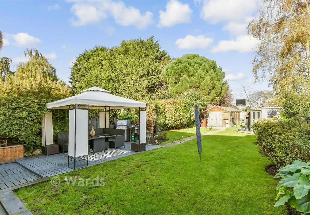 Rear Garden - Irvine Road, Higham, Rochester, Kent - Wards of Kent