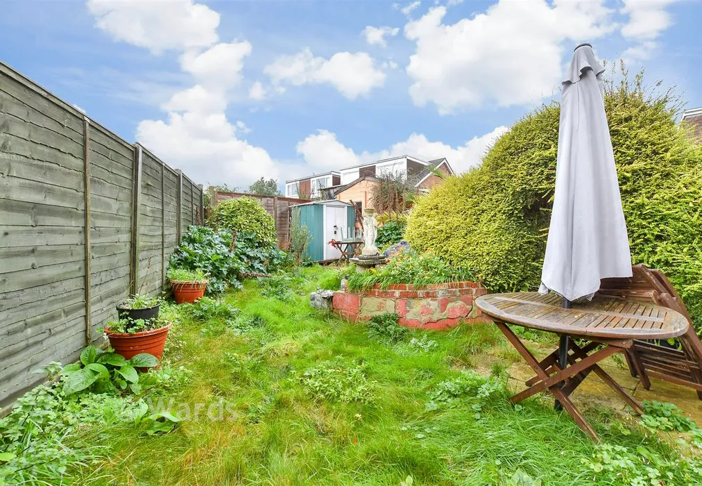 Rear Garden - Cedar Road, Sturry, Canterbury, Kent - Wards of Kent