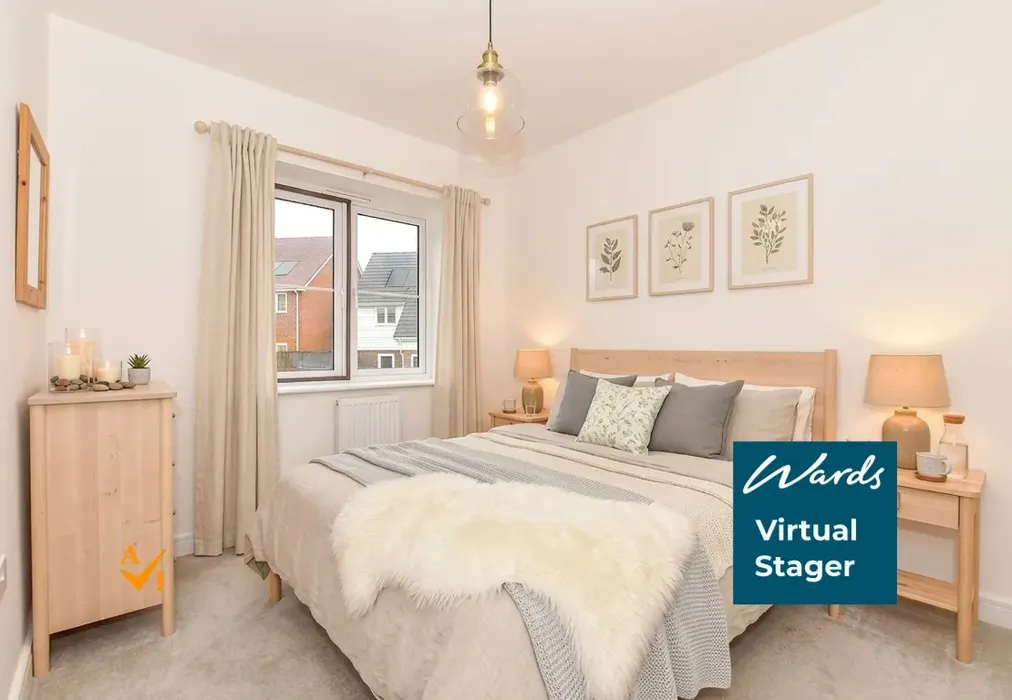 Bedroom 2 (Nordic style) - Utah Road, Paddock Wood, Tonbridge, Kent - Wards of Kent