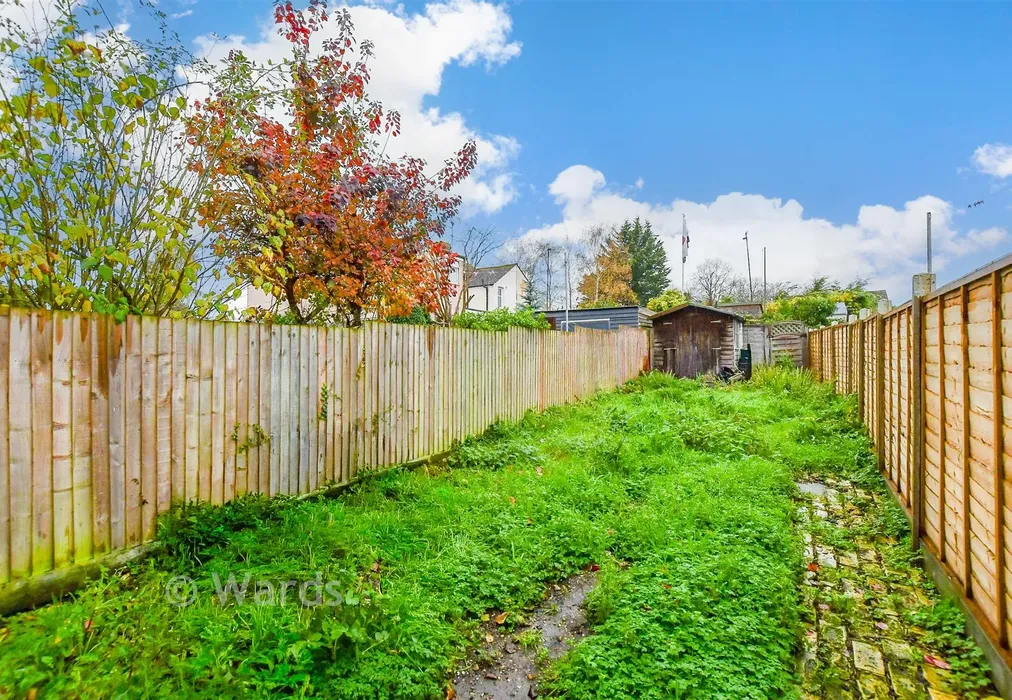 Rear Garden - Malling Road, Snodland, Kent - Wards of Kent