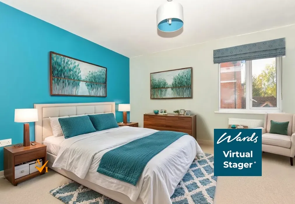 Bedroom 1 (Contemporary style) - Tonbridge Road, Maidstone, Kent - Wards of Kent