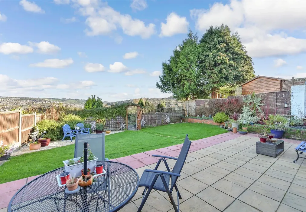 Rear Garden - Westdean Close, Dover, Kent - Wards of Kent