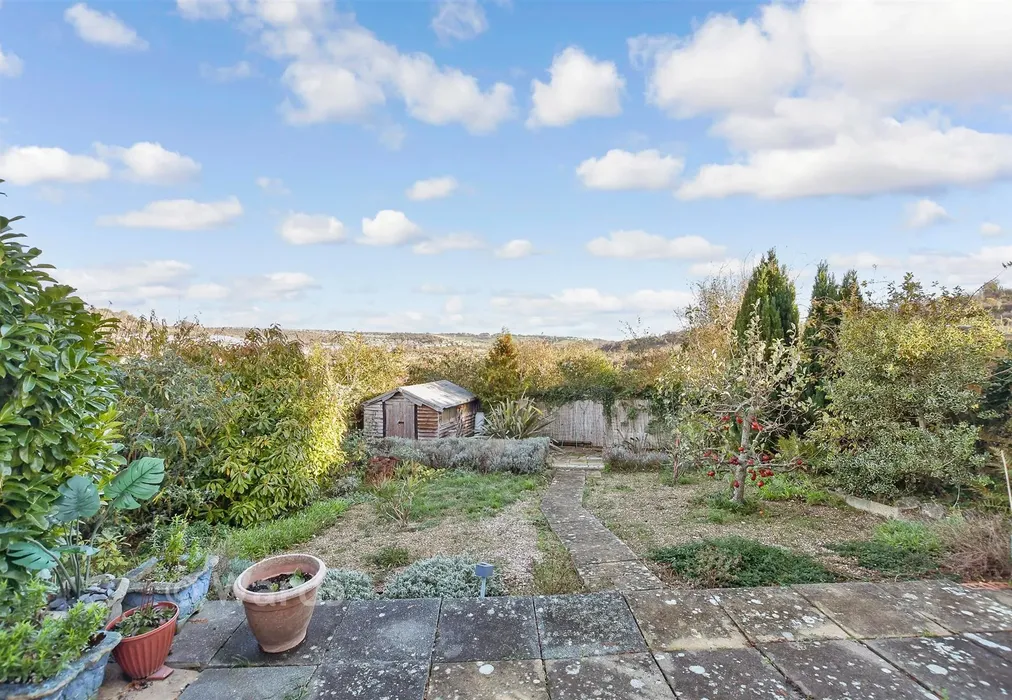 Rear Garden - Westdean Close, Dover, Kent - Wards of Kent