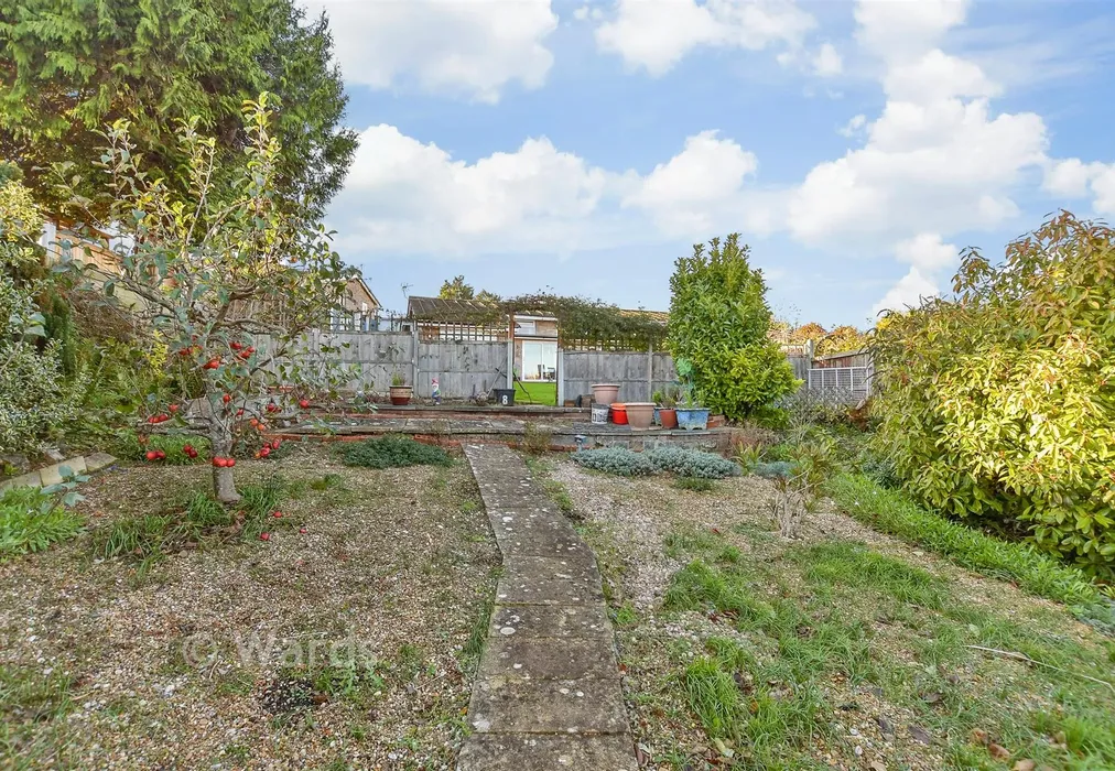 Rear Garden - Westdean Close, Dover, Kent - Wards of Kent