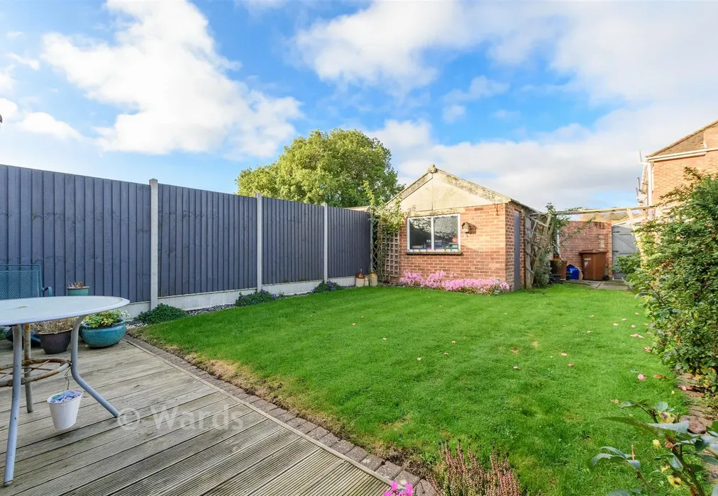 Rear Garden - River Drive, Strood, Rochester, Kent - Wards of Kent