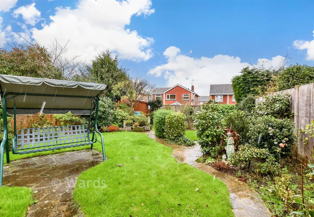 Rear Garden - Pembroke Road, Coxheath, Maidstone, Kent - Wards of Kent