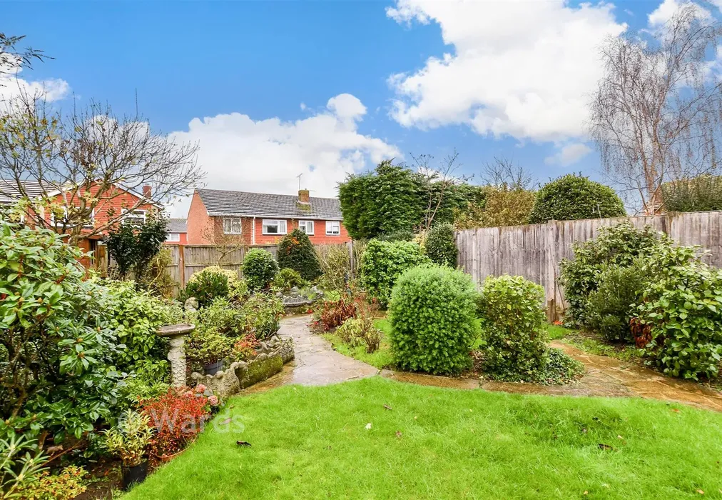 Rear Garden - Pembroke Road, Coxheath, Maidstone, Kent - Wards of Kent