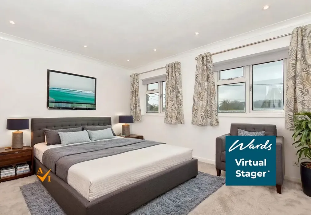 Bedroom 1 (Modern style) - Lower Street, Leeds, Maidstone, Kent - Wards of Kent