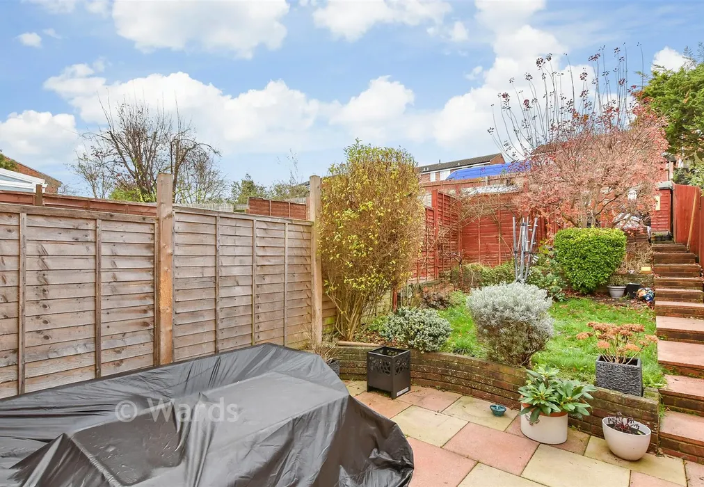 Rear Garden - Bronington Close, Walderslade, Chatham, Kent - Wards of Kent