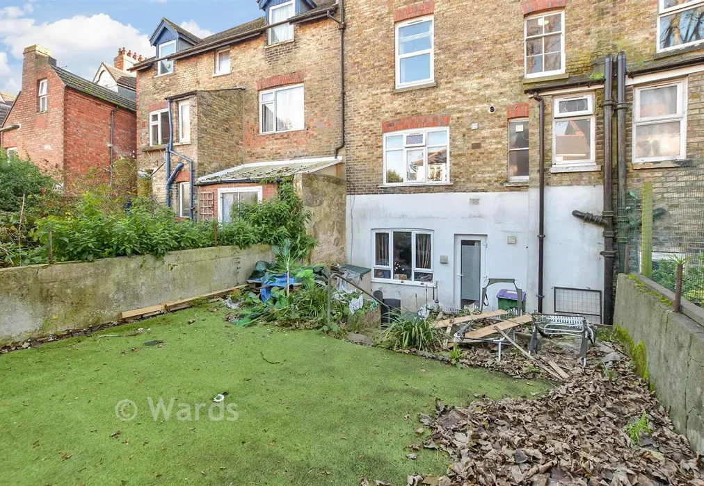 Rear Garden - Broadmead Road, Folkestone, Kent - Wards of Kent