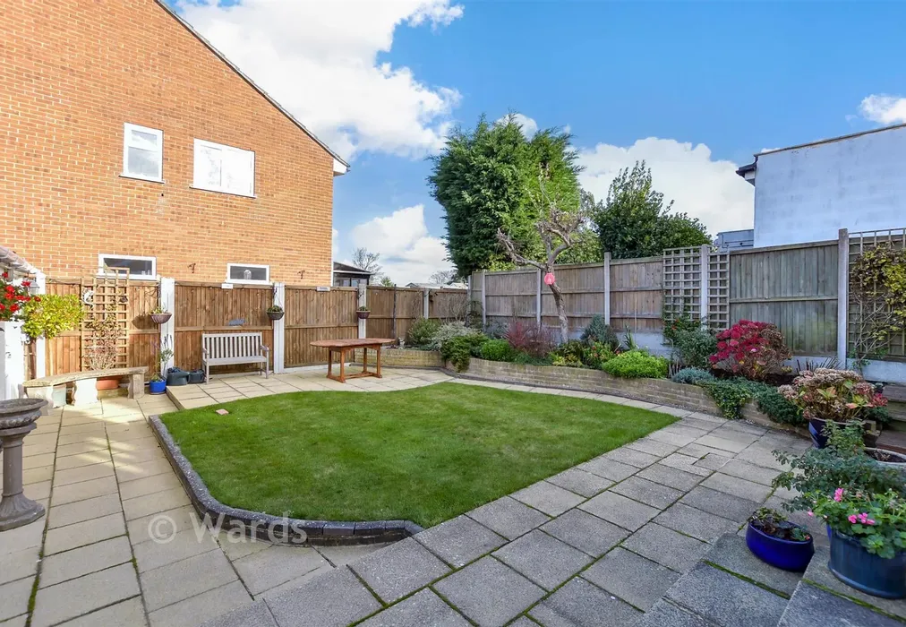 Rear Garden - Reculver Road, Herne Bay, Kent - Wards of Kent