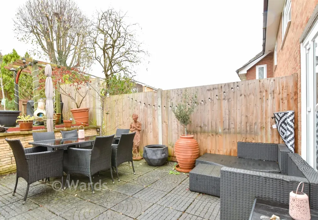 Rear Garden - Mossbank, Walderslade, Chatham, Kent - Wards of Kent
