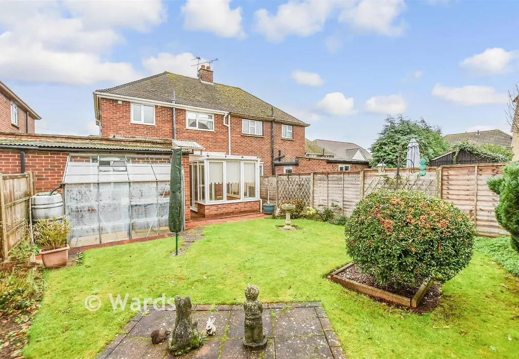 Rear Garden - McAlpine Crescent, Loose, Maidstone, Kent - Wards of Kent