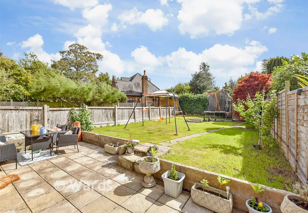 Rear Garden - Hunters Forstal Road, Herne Bay, Kent - Wards of Kent