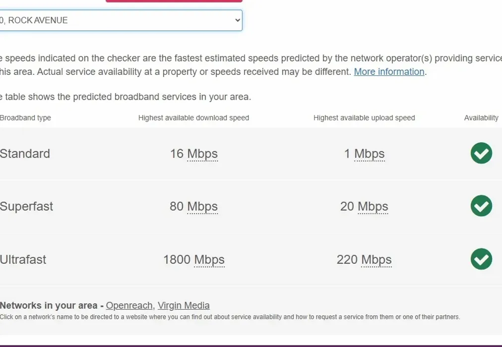 broadband rock - Rock Avenue Gillingham ME7 - Wards of Kent