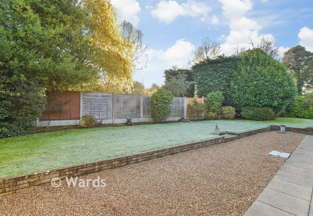 Rear Garden - Porchester Close, Loose, Maidstone, Kent - Wards of Kent