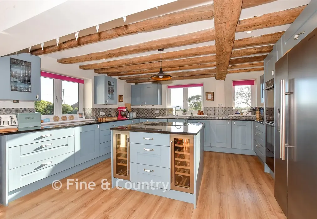 Kitchen - Lower Lees Road, Old Wives Lees, Canterbury, Kent - Wards of Kent