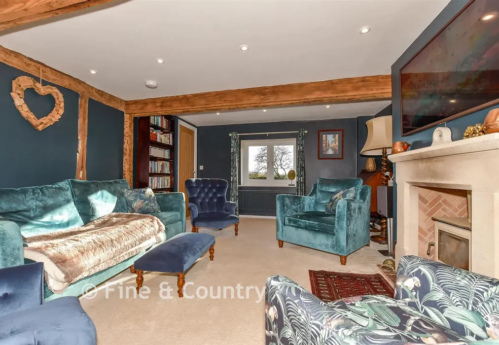 Living Room - Lower Lees Road, Old Wives Lees, Canterbury, Kent - Wards of Kent