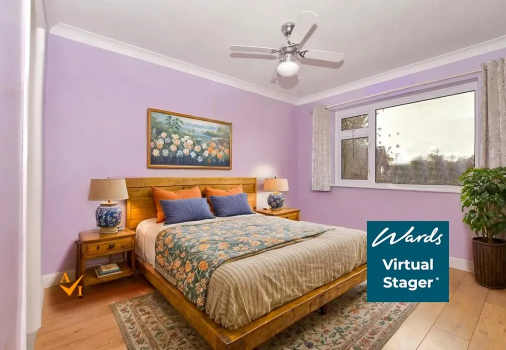 Bedroom 1 (Farmhouse style) - Park Farm Close, Shadoxhurst, Ashford, Kent - Wards of Kent