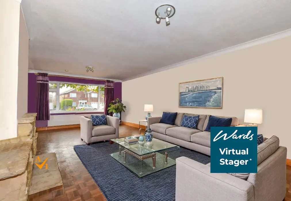 Lounge (Contemporary style) - Park Farm Close, Shadoxhurst, Ashford, Kent - Wards of Kent