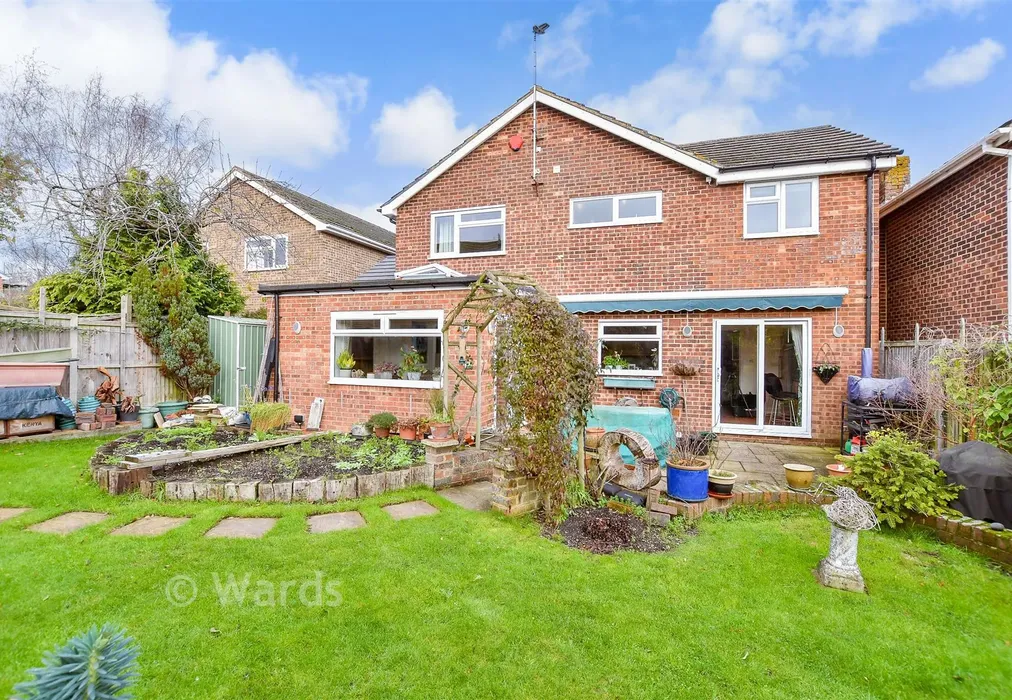 Rear Elevation - Durnford Close, Canterbury, Kent - Wards of Kent