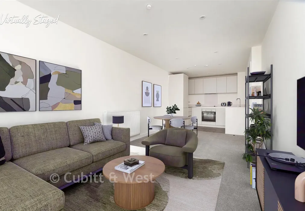 Kitchen/Lounge/Dining Area - Albion Yard, Brook Road, Redhill, Surrey - Wards of Kent