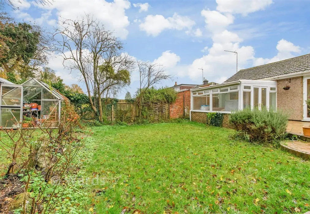 Rear Garden - Neal Road, West Kingsdown, Sevenoaks, Kent - Wards of Kent
