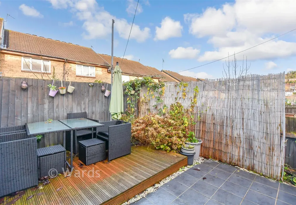 Rear Garden - Albany Road, Chatham, Kent - Wards of Kent