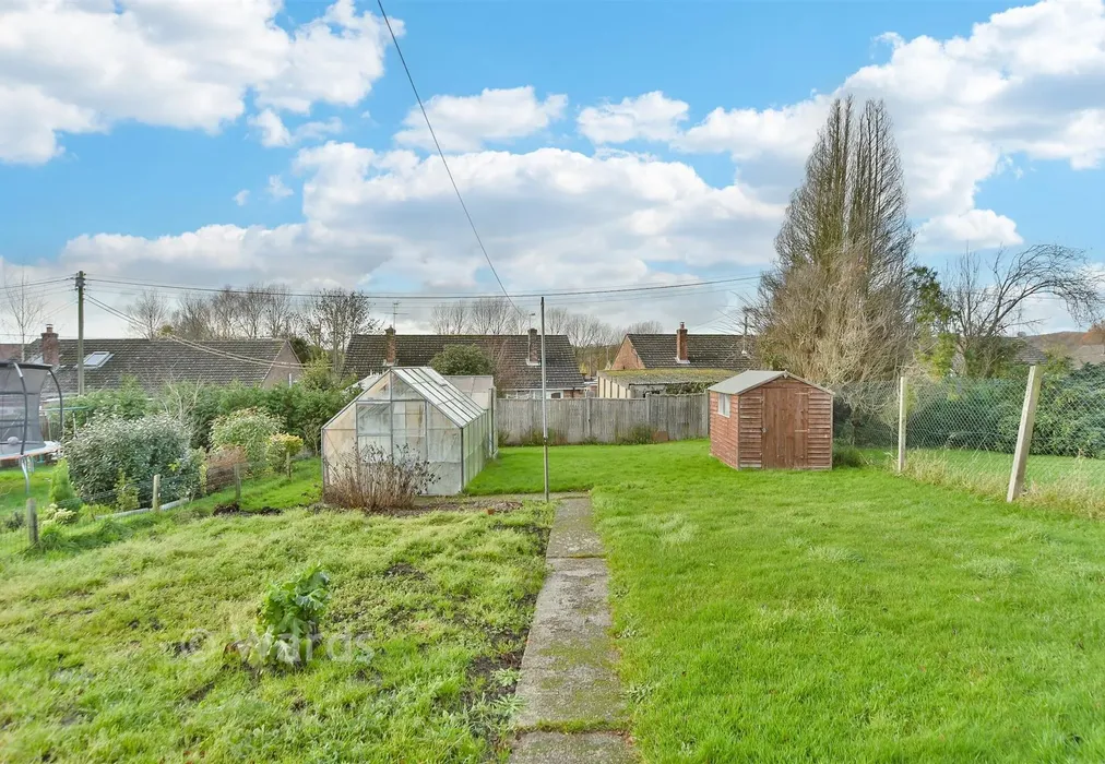 Rear Garden - Fairfield Terrace, Hamstreet, Ashford, Kent - Wards of Kent