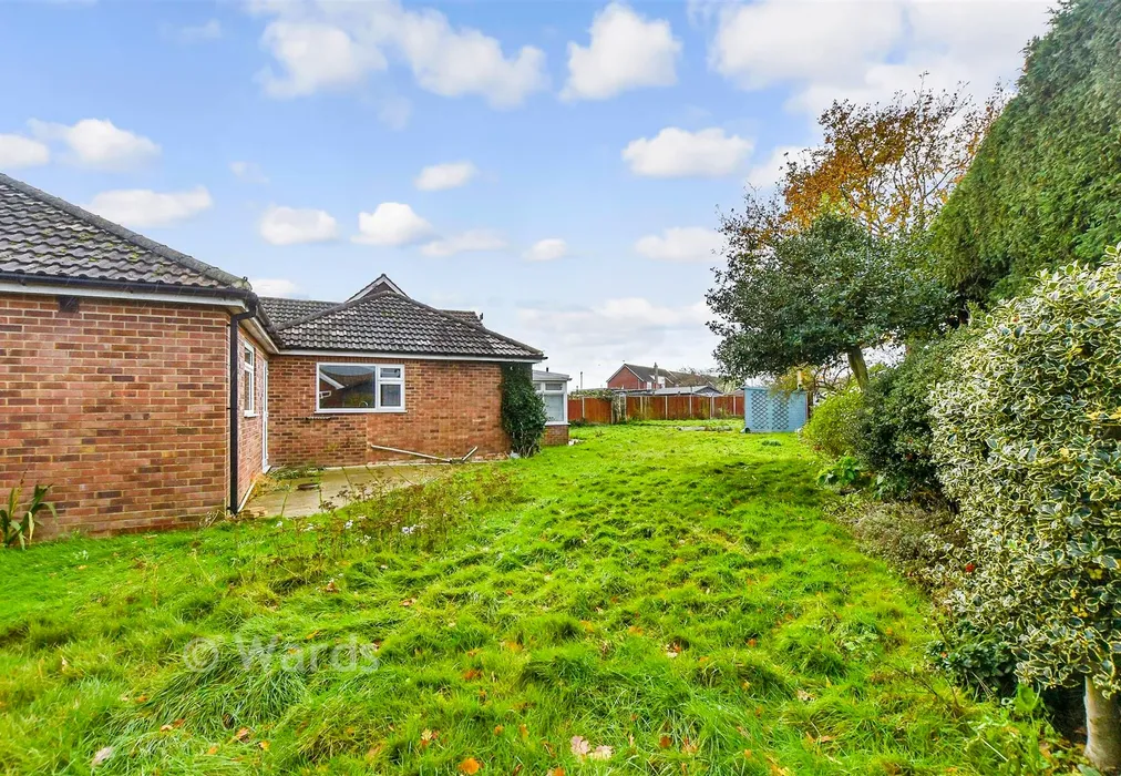 Rear Garden - St. Mary's Road, New Romney, Kent - Wards of Kent