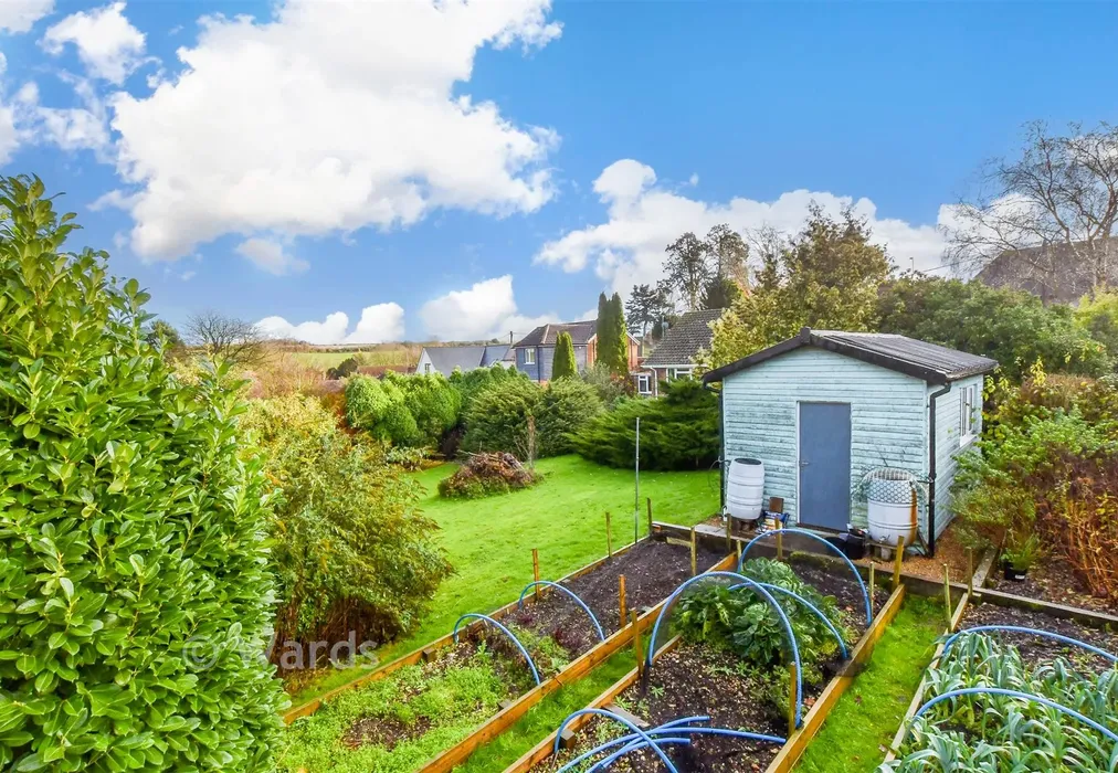 Rear Garden - The Street, Kingston, Canterbury, Kent - Wards of Kent