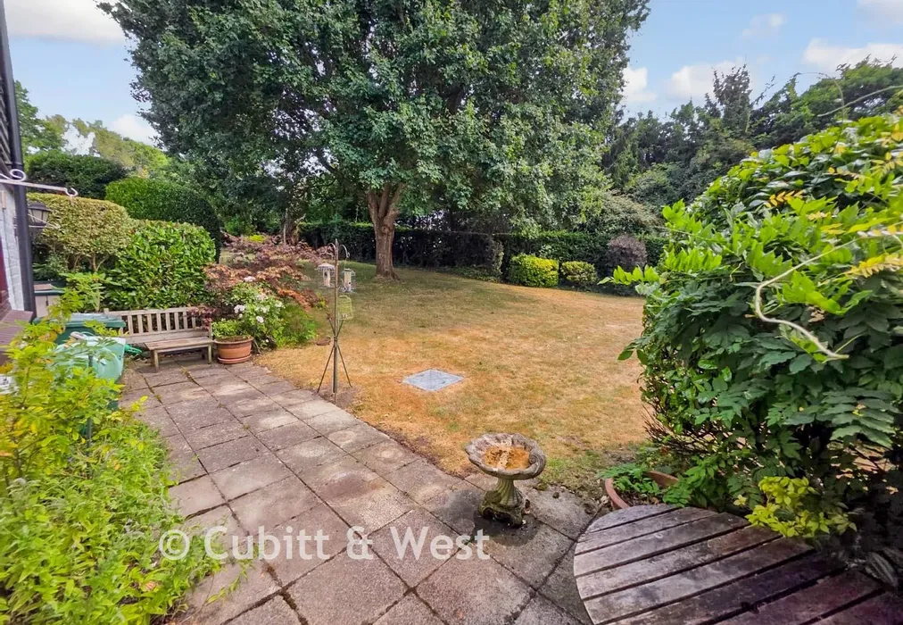 Rear Patio - Haigh Crescent, Redhill, Surrey - Wards of Kent