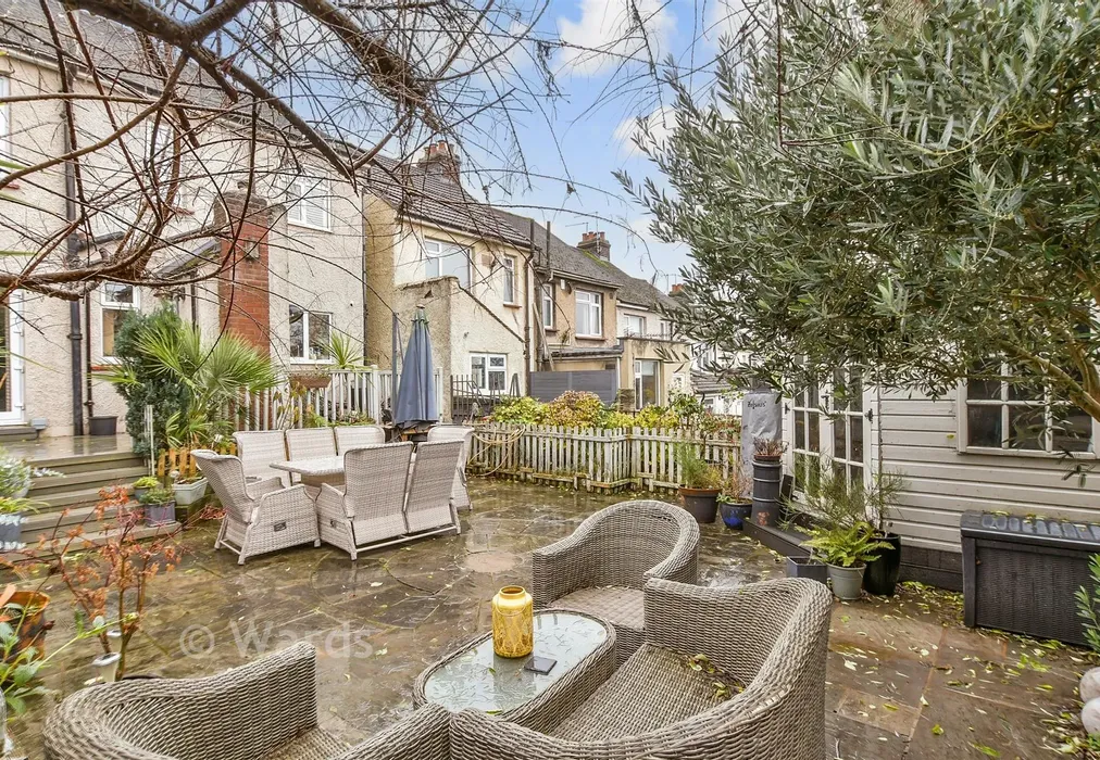 Rear Garden - Arthur Road, Rochester, Medway - Wards of Kent