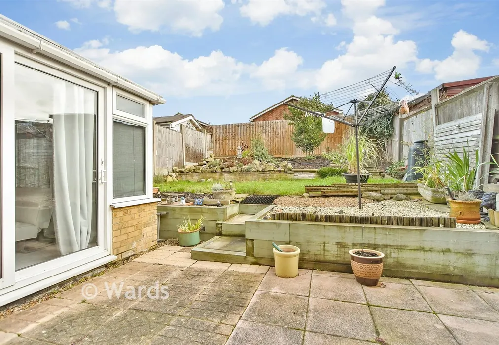 Rear Garden - Menzies Court, Minster On Sea, Sheerness, Kent - Wards of Kent
