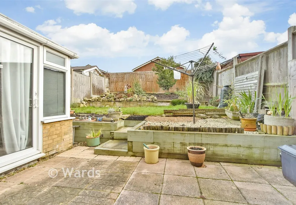 Rear Garden - Menzies Court, Minster On Sea, Sheerness, Kent - Wards of Kent