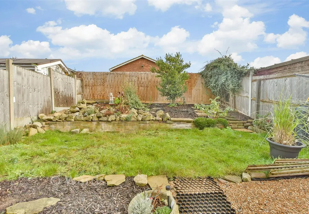 Rear Garden - Menzies Court, Minster On Sea, Sheerness, Kent - Wards of Kent
